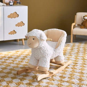 Fauteuil mouton à bascule pour enfant MAROA