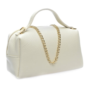 Borsa a spalla Anna Luchini Beige