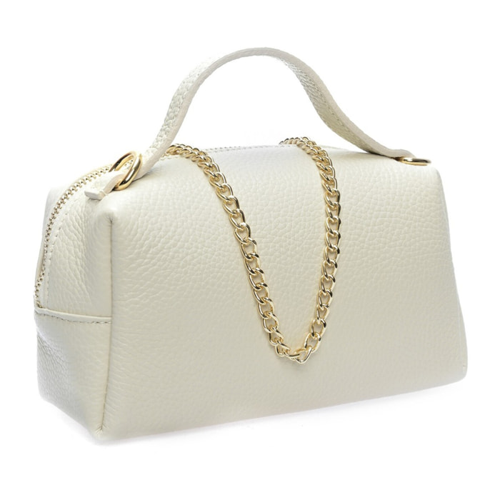 Borsa a spalla Anna Luchini Beige