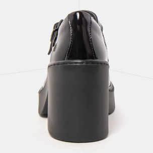 Zapatos 1984 NAPPA SHINNY BLACK/BERNA color Black