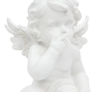 Ange déco H.23cm blanc