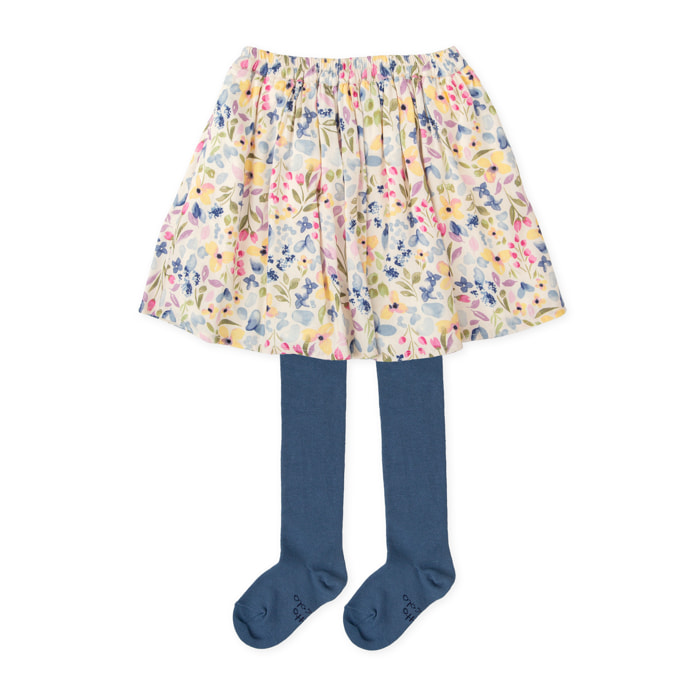 FALDA CON LEOTARDOS PURPURA - Purpura