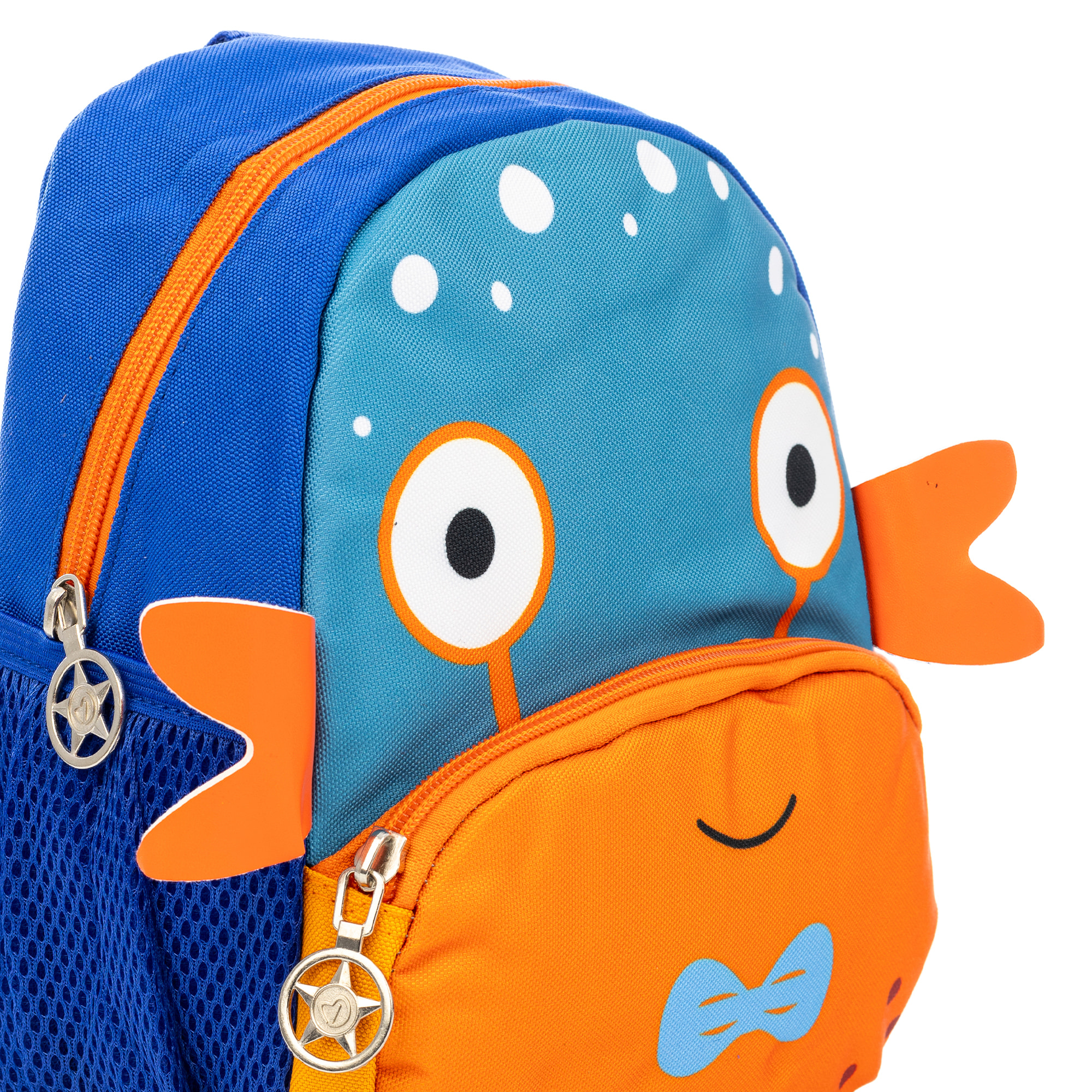 Mochila infantil con diseño de Cangrejo. Con hombreras acolchadas, transpirables y ajustables.