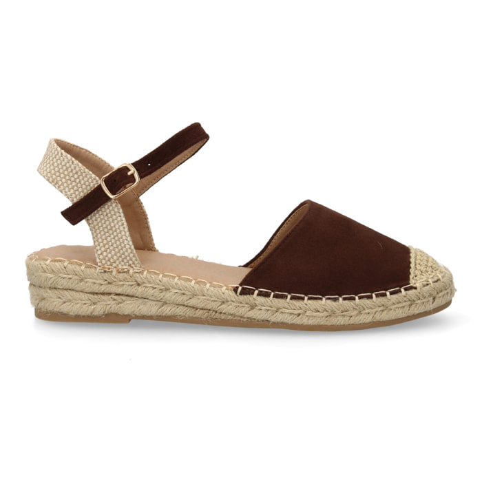 Alpargata mujer yute comoda cierre de hebilla