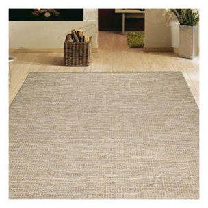 Tapis kilim fait main en laine motif uni PEVI