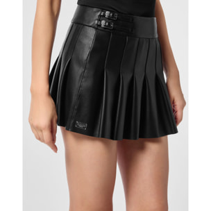 PHILIPP PLEIN Leather Skirt Mini