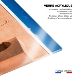 Tableau terracotta house Tableau plexiglas