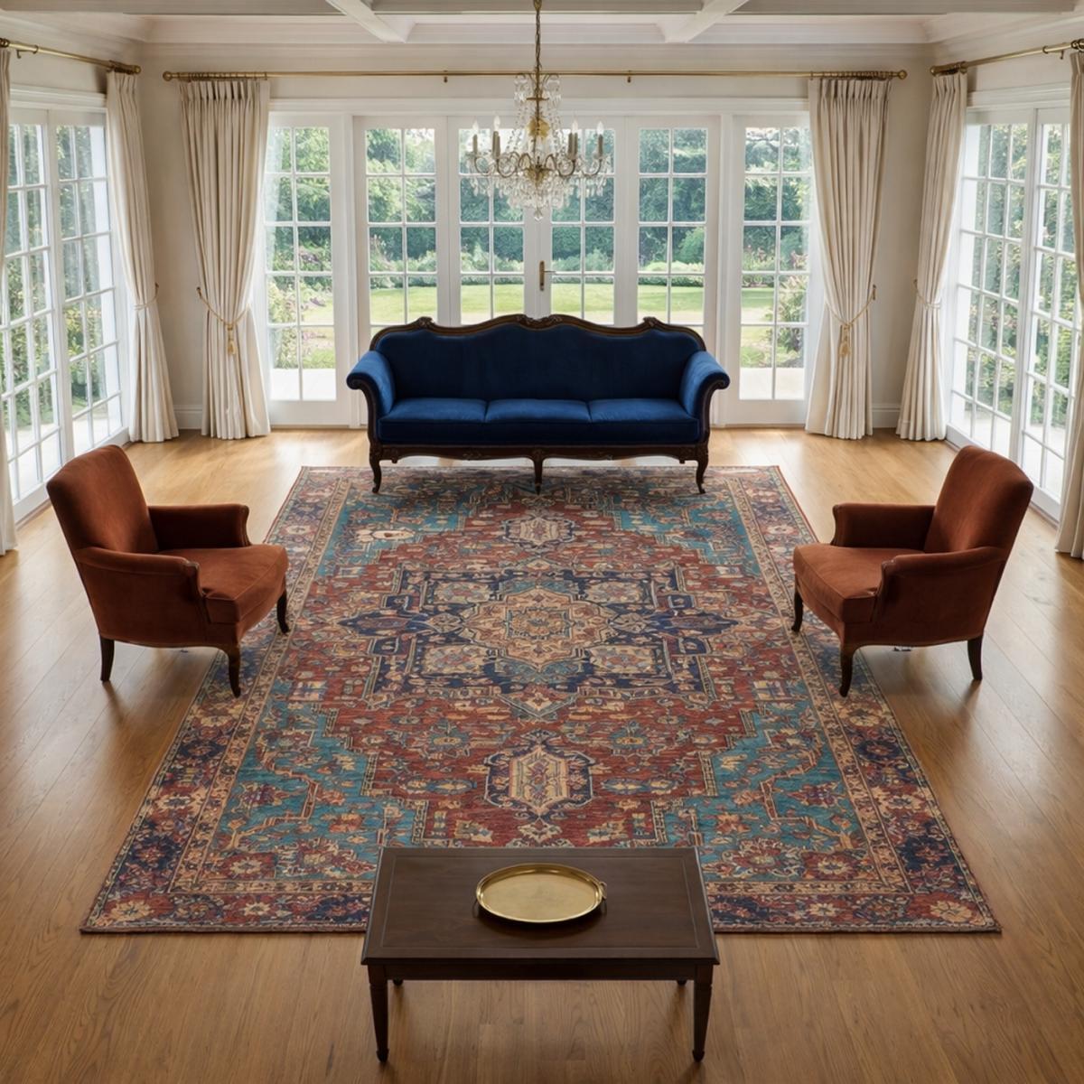 Tapis salon et chambre tissé motif oriental VUBE