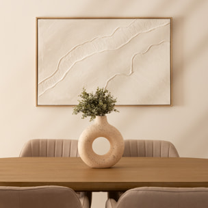 Déco mural 3D Kohana blanc 116x75cm