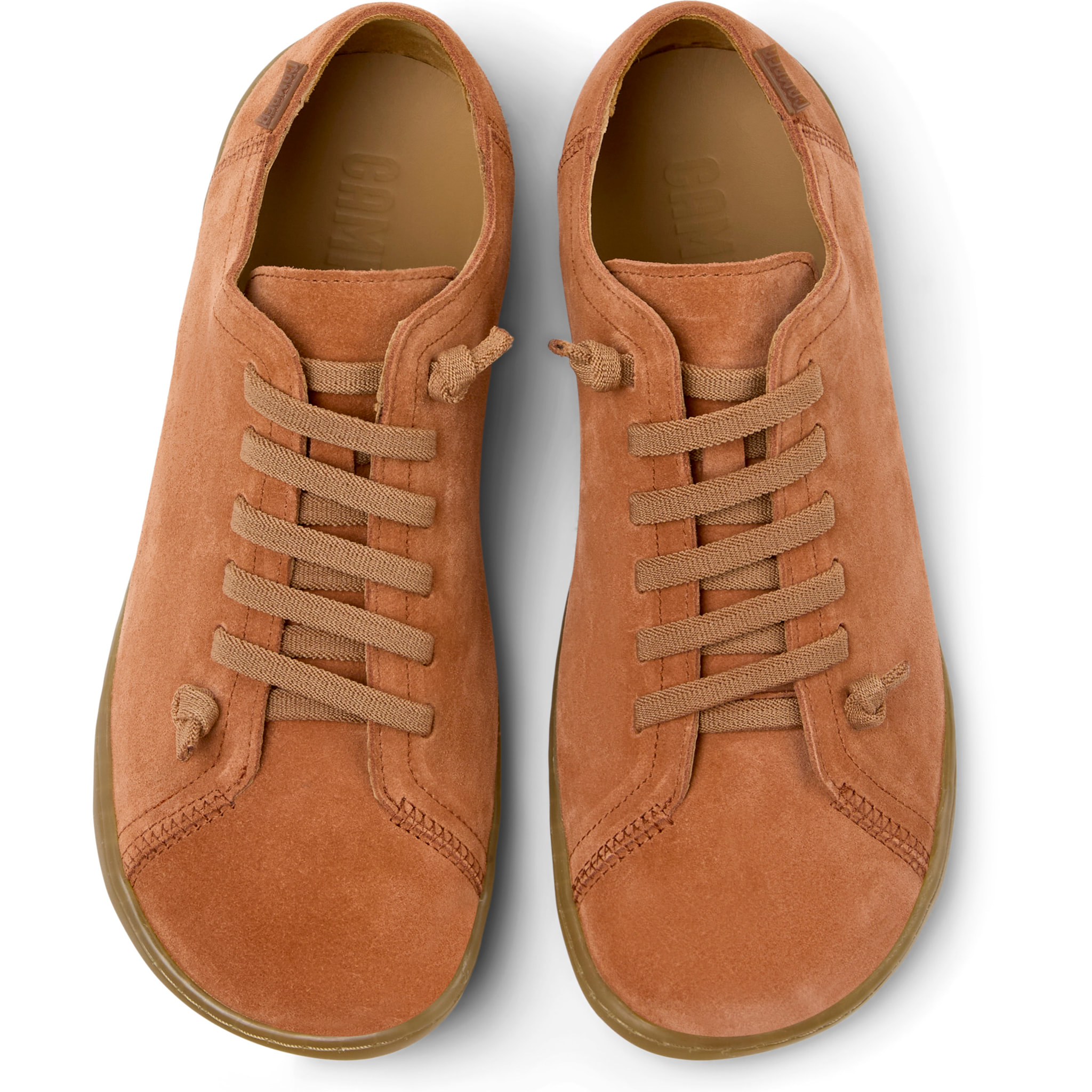 Sneakers - CAMPER Peu Cami - Rosso - Pelle scamosciata