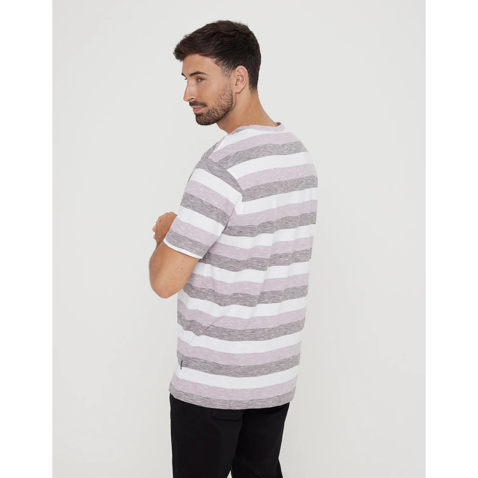 Camiseta Manga Corta Algodón Morado - Galizury