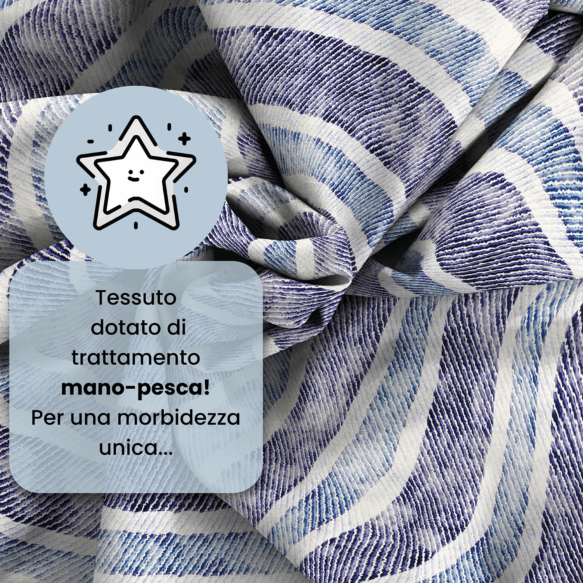COMPLETO LETTO FANTASY, 100% Microfibra - JEANSSTRIPES