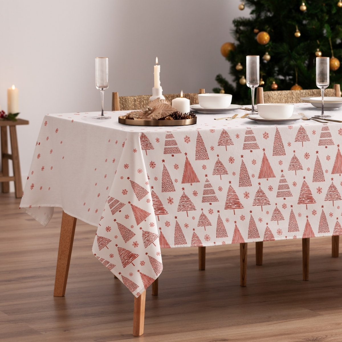 Mantel antimanchas ZURIA RED