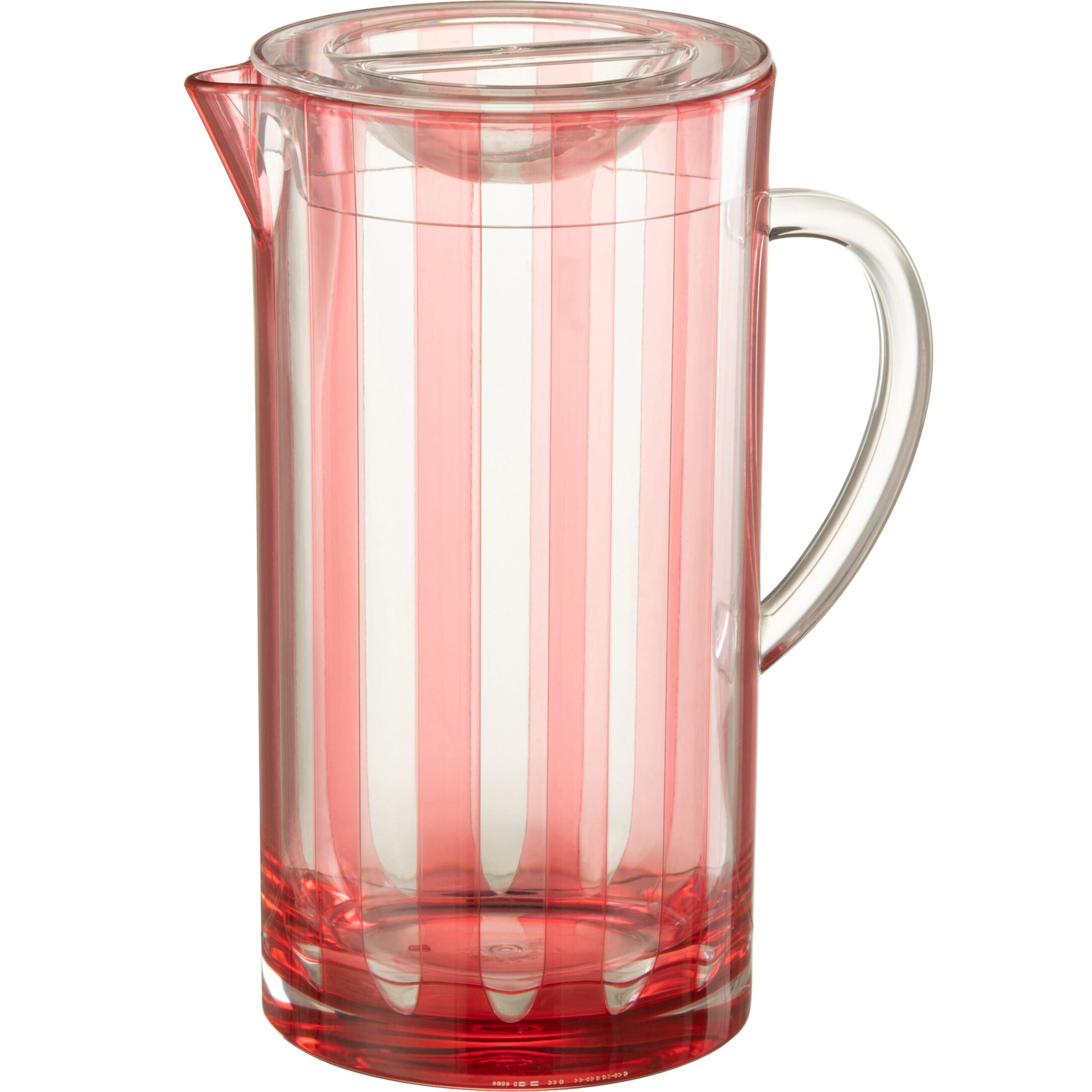 J-Line cruche Melanie - plastique - rouge