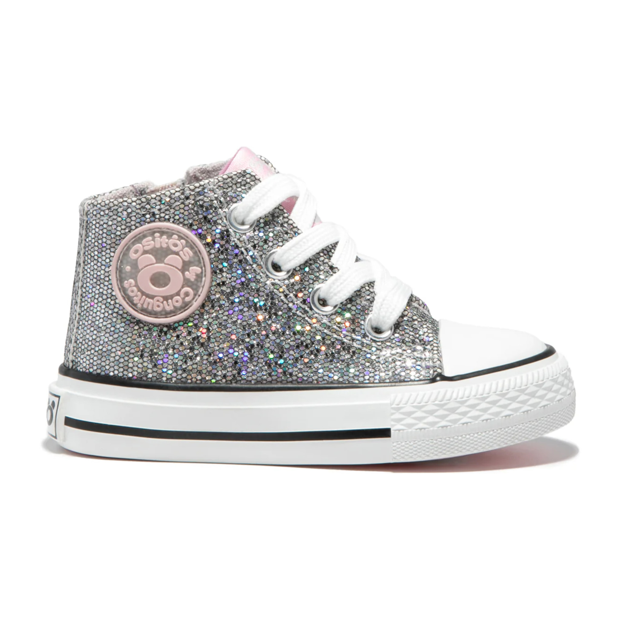 Zapatillas Bebés Brillo Caña Alta