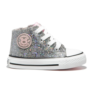 Zapatillas Bebés Brillo Caña Alta