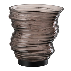 J-Line vase Tornado - verre - gris - small - Ø 16 cm