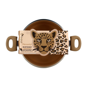 Faitout en aluminium 24cm léopard - tous feux  LEOPARD