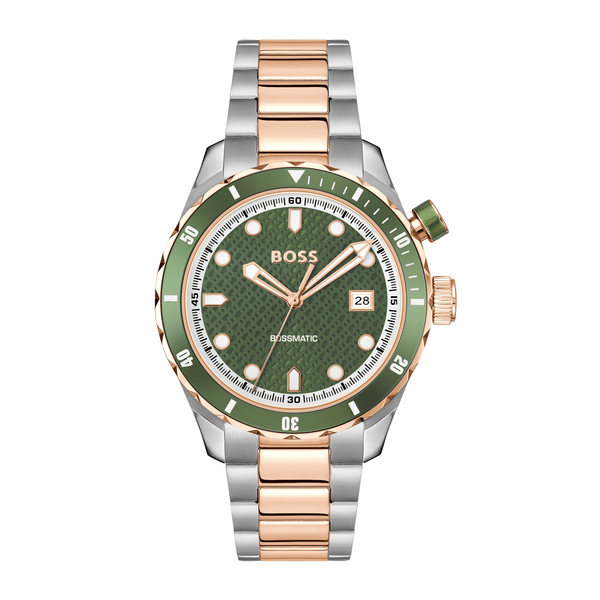 Reloj Boss 1514181 Hombre Analogico Kinetico con Correa de Acero inoxidable