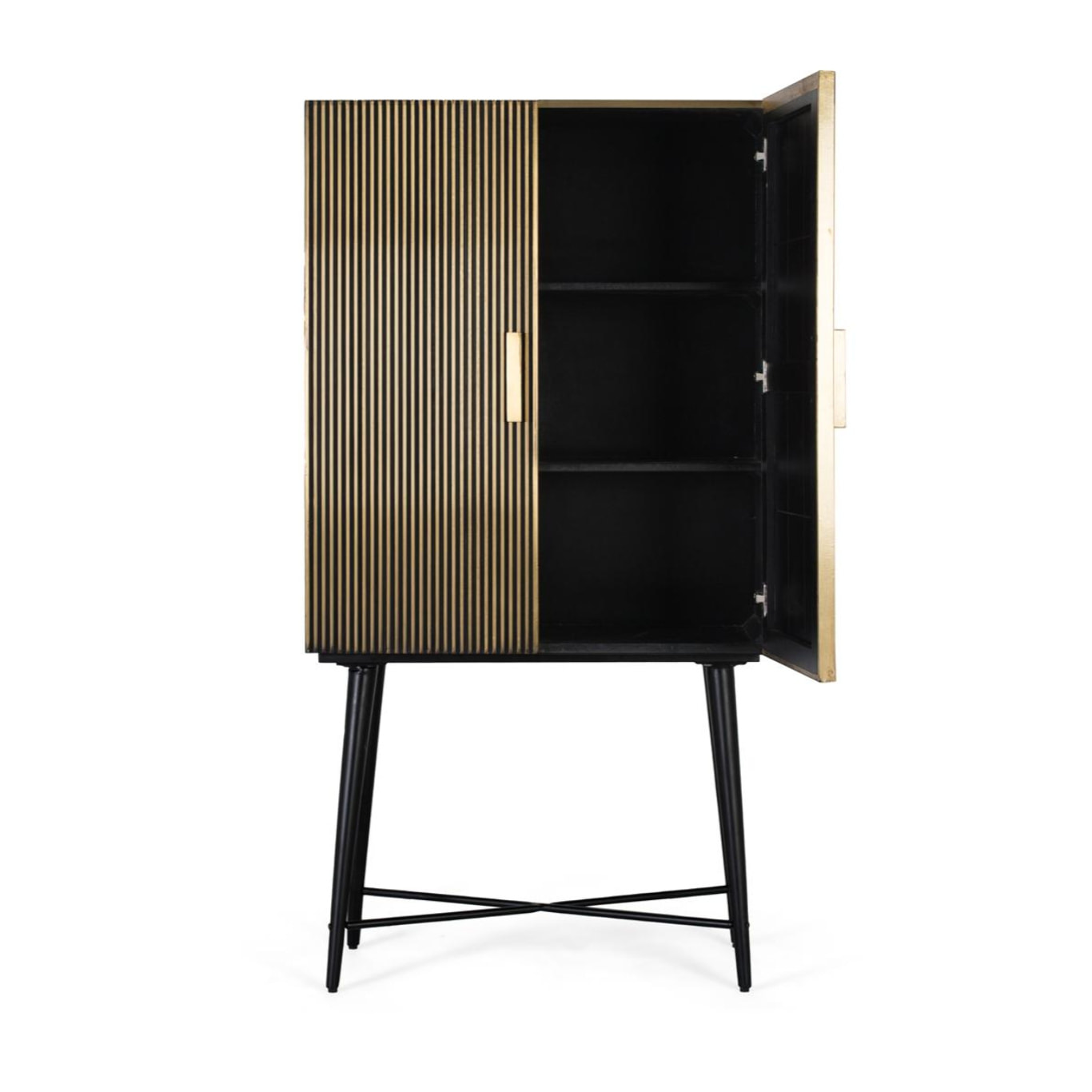 Alacena de Madera de Mango 85 Cm Estilo Clásico Moderno