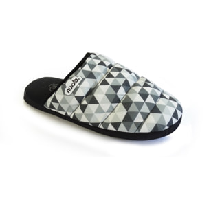 Zapatilla de estar por casa ,Zueco Geo Suela de Goma.