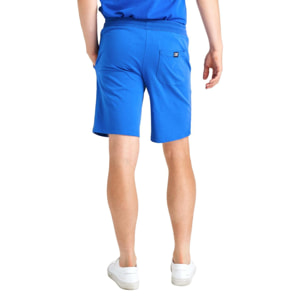 Nuevo Pantalón corto deportivo de punto grueso para hombre