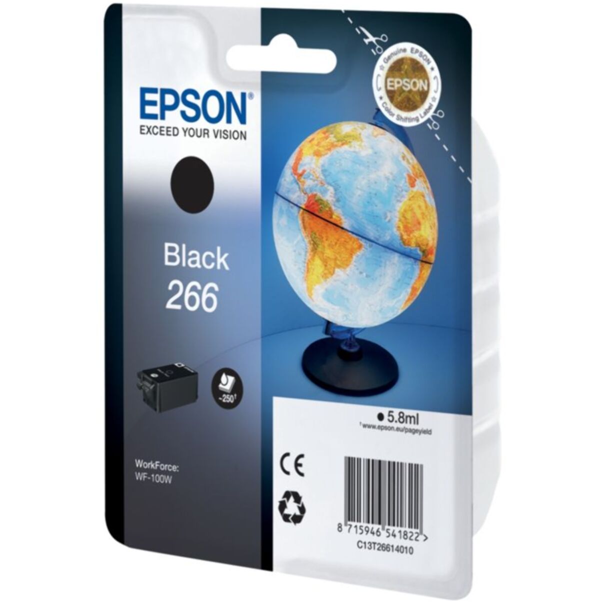 Cartouche d'encre EPSON Originale 26 Noire Photo Série Ours Polaire - C13T26014010