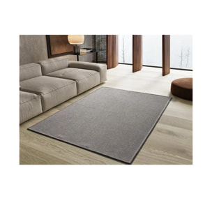 ESPIGA Alfombra lisa lavable en color gris, varias medidas disponibles