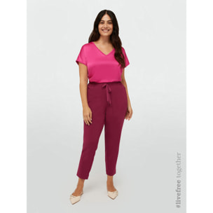 Fiorella Rubino - Pantalón jogger - Burgundy