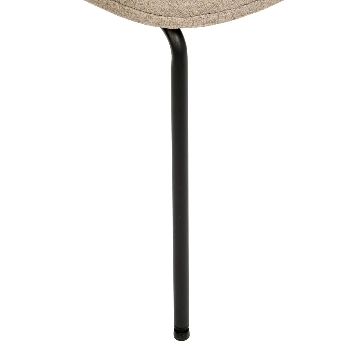 Chaise Neora en Tissu Beige L58xl46xH82 cm