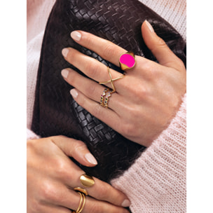 Anelli 4Ever Argento Placcato Oro