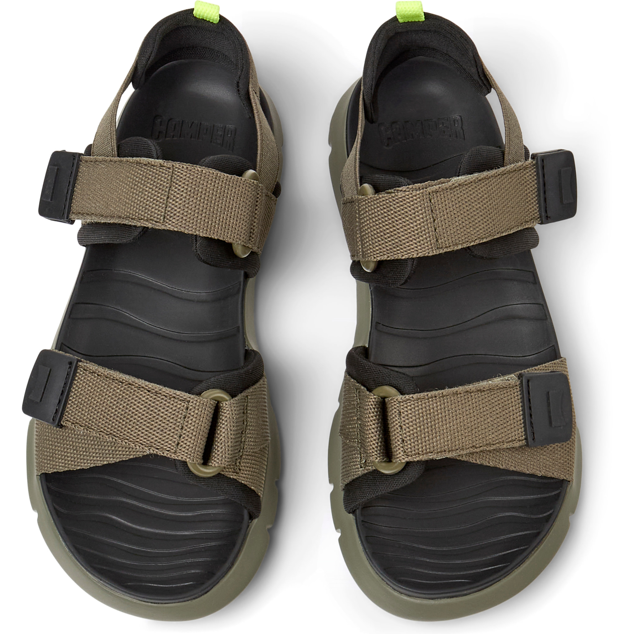 Sandali - CAMPER Oruga Sandal - Verde - Tessile tecnico
