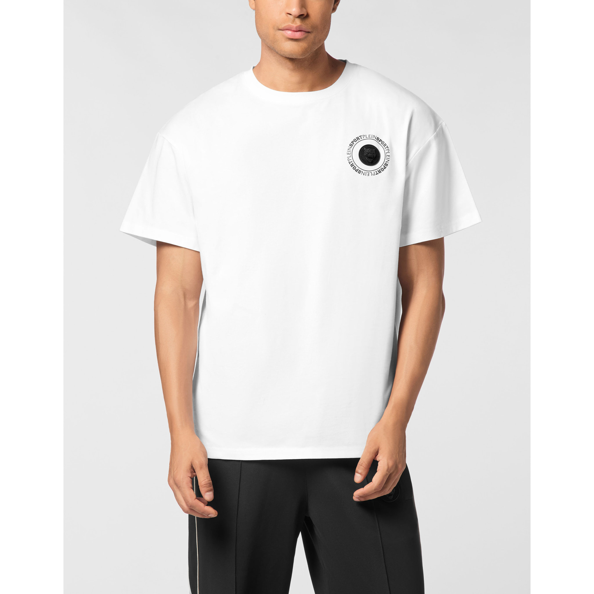 PLEIN SPORT T-shirt girocollo a maniche corte LOGO