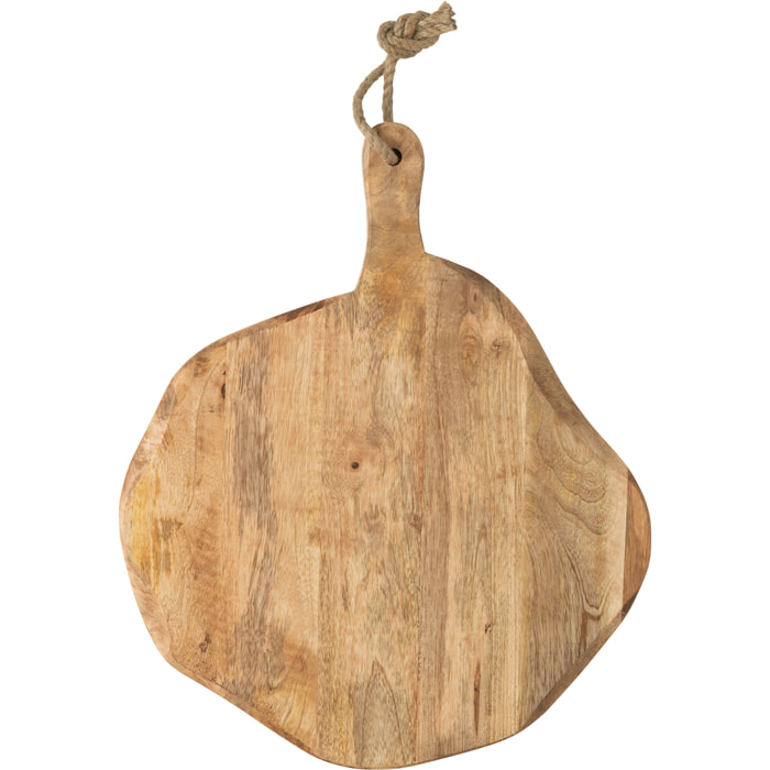 J-Line planche à découper Ronde - bois - naturel - large