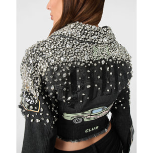 PHILIPP PLEIN Chaqueta vaquera RACING