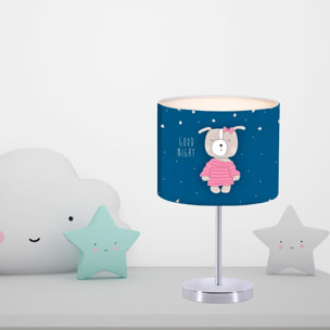 Lámpara de noche 43 cm. multicolor, tipo E 27 Max 60 W