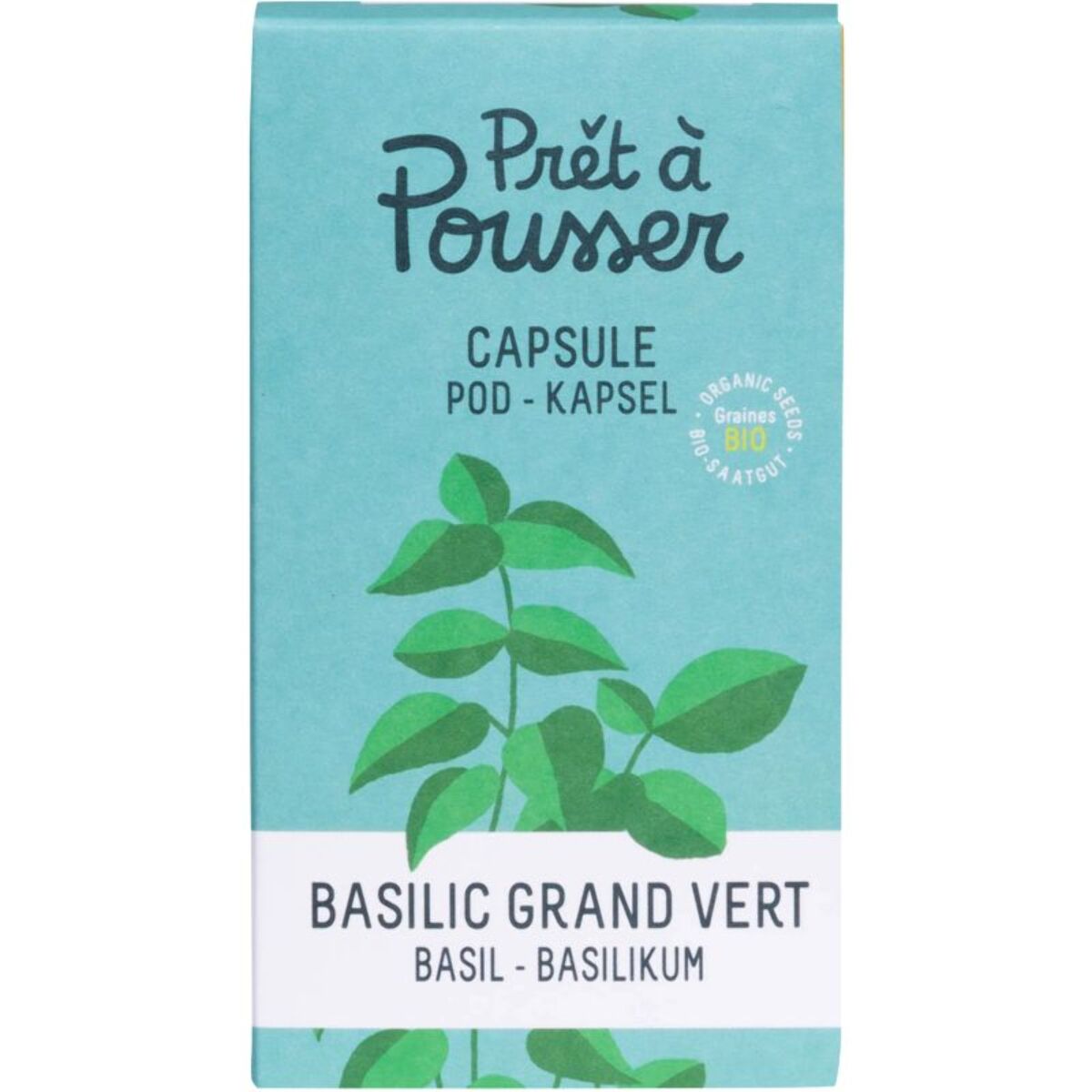 Recharge jardin d'intérieur PRET A POUSSER BASILIC GRAND VERT