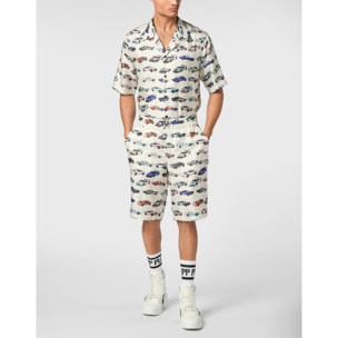 PHILIPP PLEIN Pantalones cortos RACING