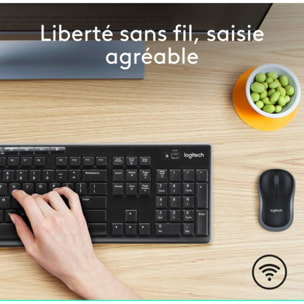 Clavier + Souris LOGITECH MK270 Wireless Desktop