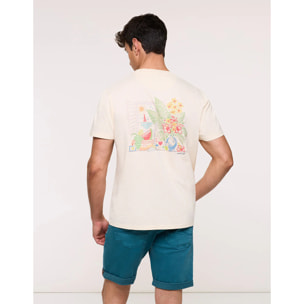 Camiseta Manga Corta Blanca - Hobatsam