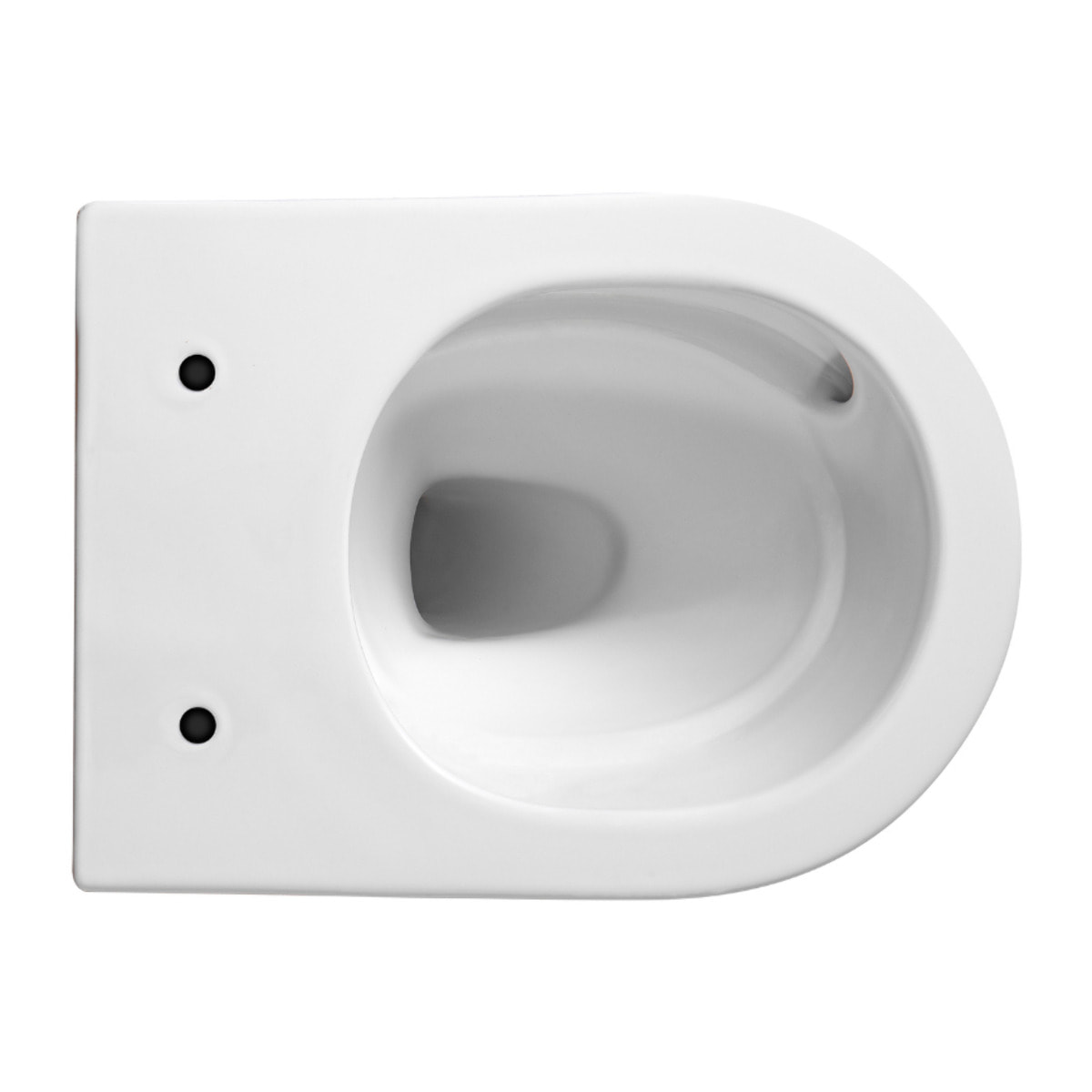 PixL WC suspendu en céramique Tornado Quiet Flush, fixations invisibles + abattant Soft-Close, Blanc mat (CEPX010RTORPWM)
