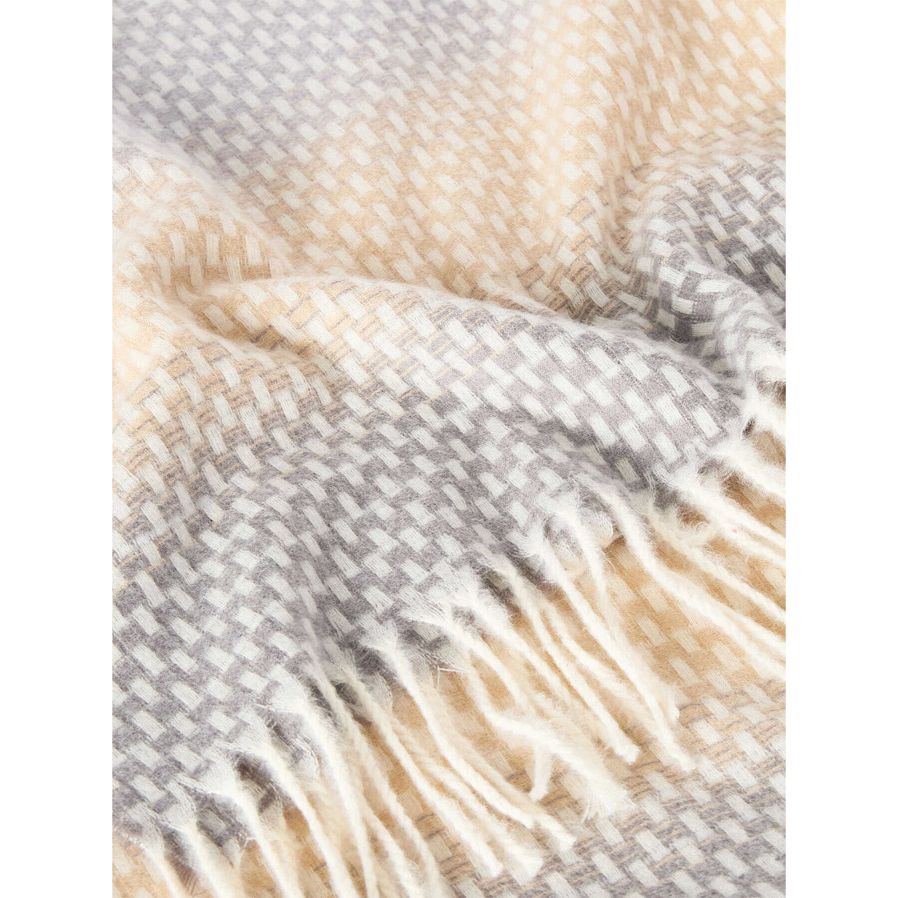 Fiorella Rubino - Sciarpa con frange - Grigio