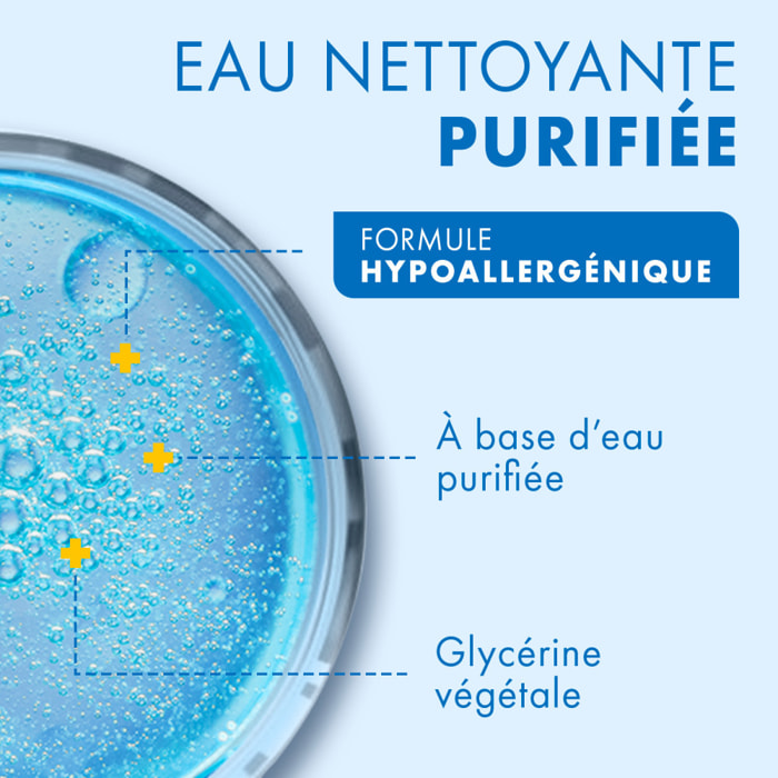 Lot de 12 - Mixa Bébé Lingettes à l’Eau Nettoyante x80