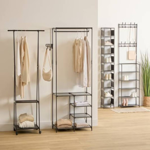 Portant à vêtements Intissa noir