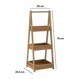 Desserte 3 niveaux Bambou Green Harmony
