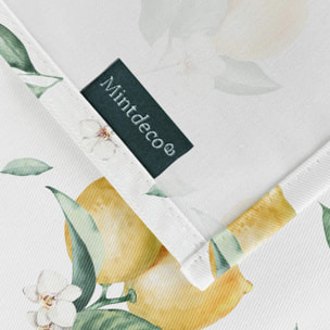 Nappe imprimée anti-tâches HELIOS JAUNE