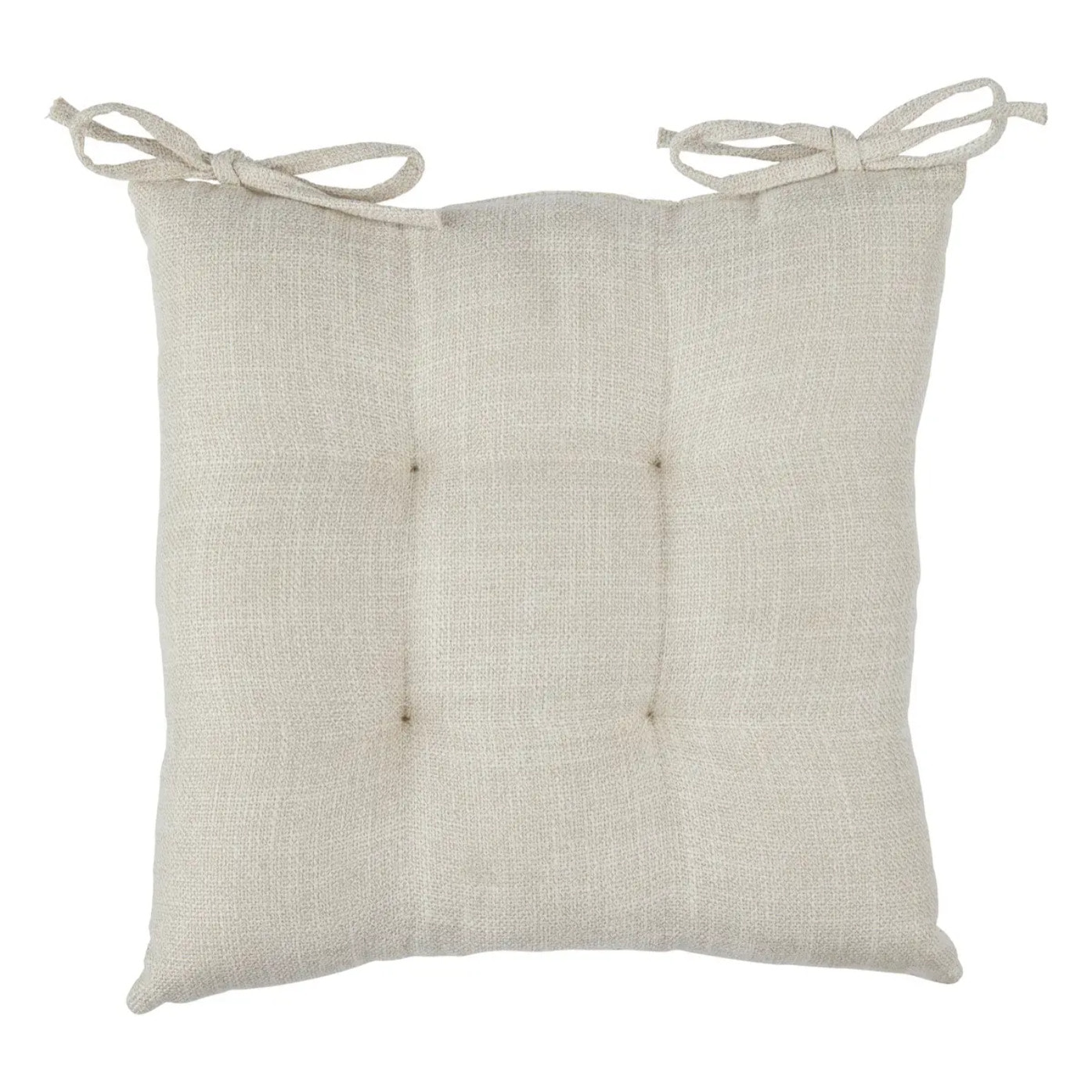 Galette de chaise "Clem" lin 38x38cm