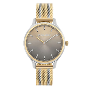 Reloj Police PL15696BSTG.D04M Mujer Analogico Cuarzo con Correa de Acero inoxidable