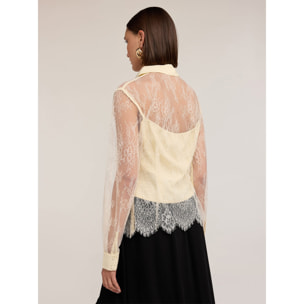 Motivi - Camisa de encaje - Beige