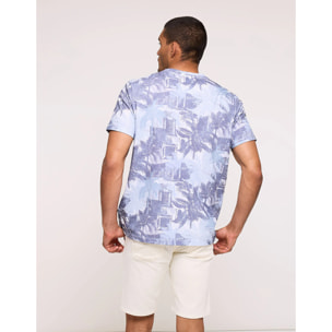 Camiseta Manga Corta Azul - Lumiere